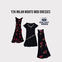 Y2K MILAN NIGHTS MIDI DRESSES