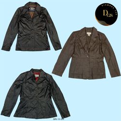 90s/Y2K Leather Blazer – Perfect Vintage..