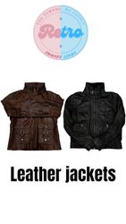 Vintage Leather Jackets: 10 Qty