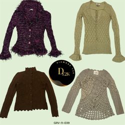 Y2K Vibe Knit Sweater – Perfect for Vintage Lovers..