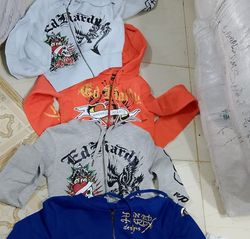 ED hardy Ladies Cropped Hoodies