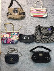 Luxurious Coach and guess Bags