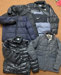 Branded Nike, Tnf, Polo & Barbour Puffer Jackets -..