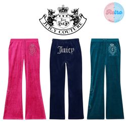 Y2K Juicy Couture Calças de Treino Largas: 50 Peça..