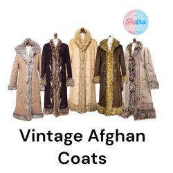 Vintage Afghan Coats: 10 Pcs