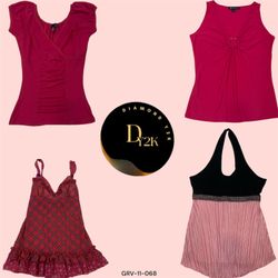 Y2K Vintage Pink Silk Cami Top - 90s Inspired (GRV..