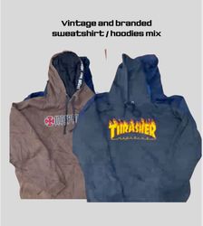 Mélange de sweat-shirts/hoodies vintage et de marq..