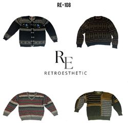 Pulls ethniques vintage (RE-108)