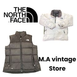 Die North Face Pufferjacke und Weste