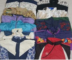 Veste coupe-vent folle non marquée 60 pièces