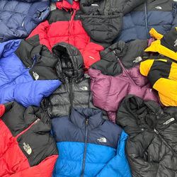 Authentic The North Face Puffer Jackets 700 and 80..