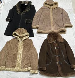 Manteaux longs en shearling Y2K 10 pièces