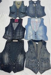 Y2K It Girl Vests en Jean 11 Pièces