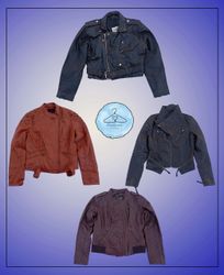 Y2K Structured Leather Jackets