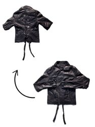 Y2Kクラシックバイクジャケット