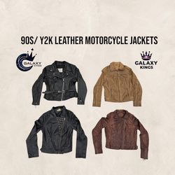 90S/ Y2K LEATHER MOTORCYCLE JACKETS