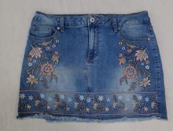 CR2727 Y2K Middi Denim-Röcke - 15 Stück