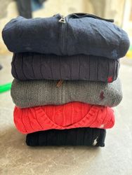 Ralph lauren sweaters - cable knit and 1/4 zip