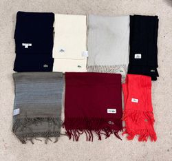 #VV169 Lacoste Scarves 22 PCs