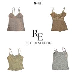 Y2K Cutesy Core Cami Tops (RE-152)