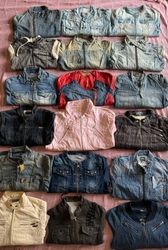 Denim jackets with zip 19 pieces