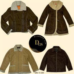 90s Y2K Shearling Jacket – Timeless Winter Classic..