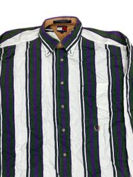 Tommy Hilfiger Stripe line Down Button Shirts 25 P..