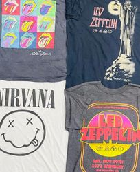 T-shirts imprimés de musique 26 pcs