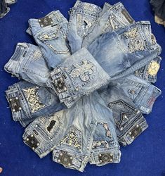 Miss me and rock revival flared jeans 15 pieces