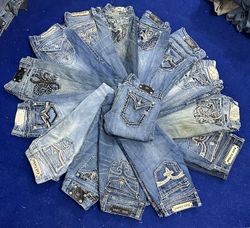 Miss me and rock revival  flared jeans 15 pieces