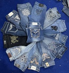 Y2K woman flared jeans 20 pieces