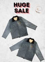 HUGE SALE Reworked Carhartt Jacket Loopy Hem Style..