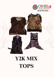 CR2758 Y2K Mix Tops - 12 Pcs