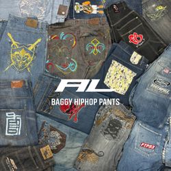 Y2k HipHop Baggy Jeans 50 Stück