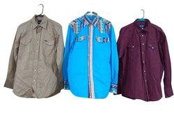 90's 70's Touch Button Men's Shirt-25 Pcs