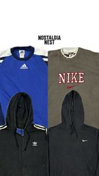 Mélange de sweat-shirts et de hoodies Nike adidas.