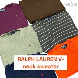 RALPH LAUREN v-Neck Sweater | 10 pcs