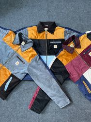 Vintage Carhartt Rework Style Corduroy Patchwork D..