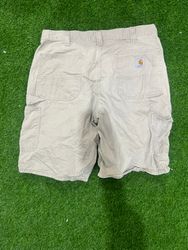 Cotton branded shorts