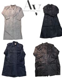 Y2k long trenchcoats in leather 10 pcs