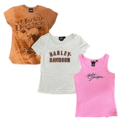 100X Ladies Harley Davidson T-Shirt (Bf 45)