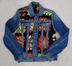 CR2791 Giacche Poncho in Denim Rework - 16 Pezzi