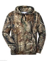 Hoodie avec imprimé camouflage en arbre réel