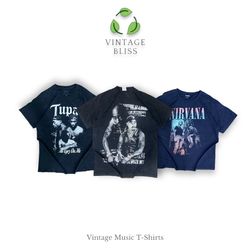 T-shirts de musique vintage