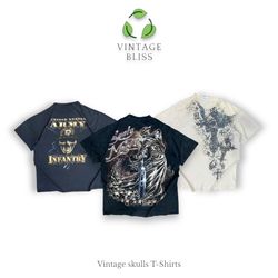 T-shirts Vintage Skulls