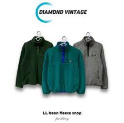 LL Bean Fleece snap