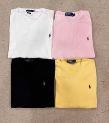 #VV172 Ralph Lauren V Neck Sweaters 15 PCs