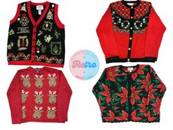 Vintage Y2K Knits Christmas Edition 3: 12 Sweaters