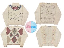 Winter Blooms Y2K Knit Mix: 6 Sweaters