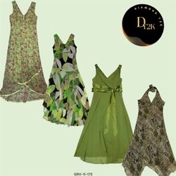 Sage & Style: Y2K Green Dress (GRV-11-173)